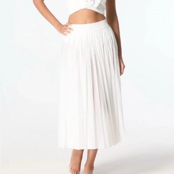 Carmen Marc Valvo White Swim Coverup - Picture 3 of 5
